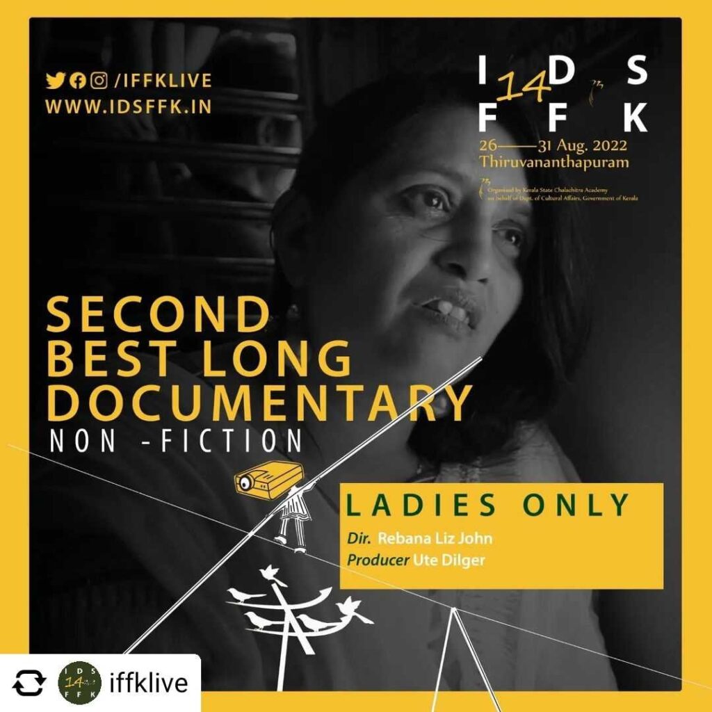 Ladies Only at International Documentary and Short Film Festival of Kerala Milann Tress John
