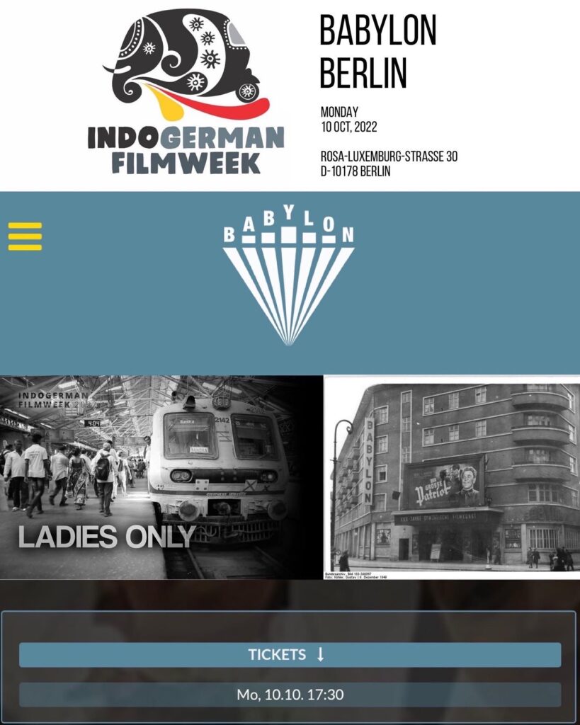 Ladies Only at Indo German Film Week Berlin Germany Milann Tress John